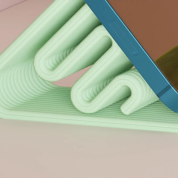Wavey Styled Mobile Stands